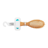 Mira Hair Brush, Small, Oval Shape, Wooden Style, No. 322