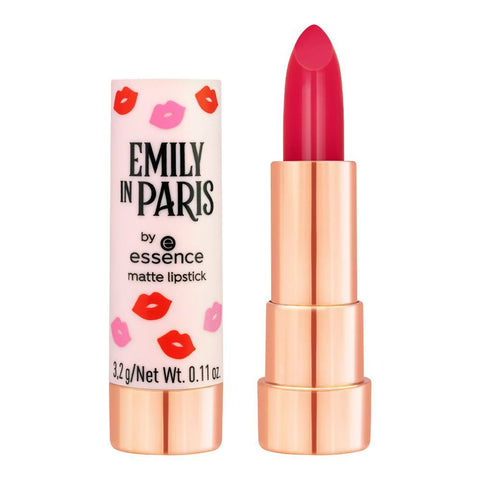 Essence Emily In Paris Matte Lipstick, Vegan & Cruelty Free, Gluten & Parabens Free, 3.2g, 01 Merci Cherie