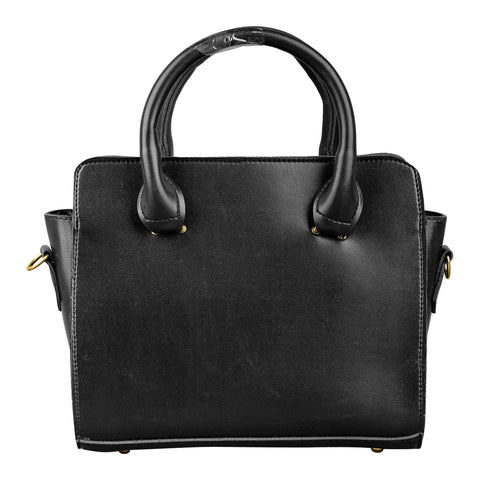 Basix Women Hand Bag, Black, HUBO-6-BL-04